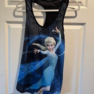 Frozen Elsa Racerback Tank Top Juniors Size M